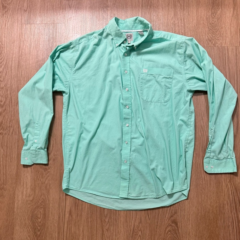 Cinch Men's Solid Long Sleeve Button-Down Western… - image 4